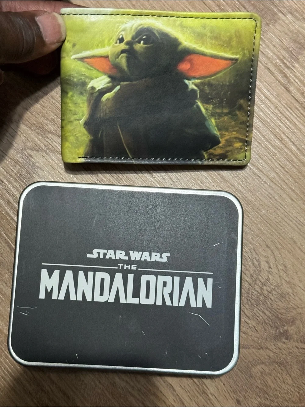 Star Wars Mandalorian Bifold Wallet - Black & Green Trim